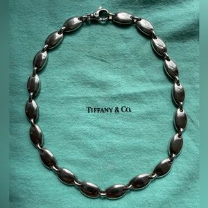 Tiffany & Co. Sterling Silver Pebble Link Necklace